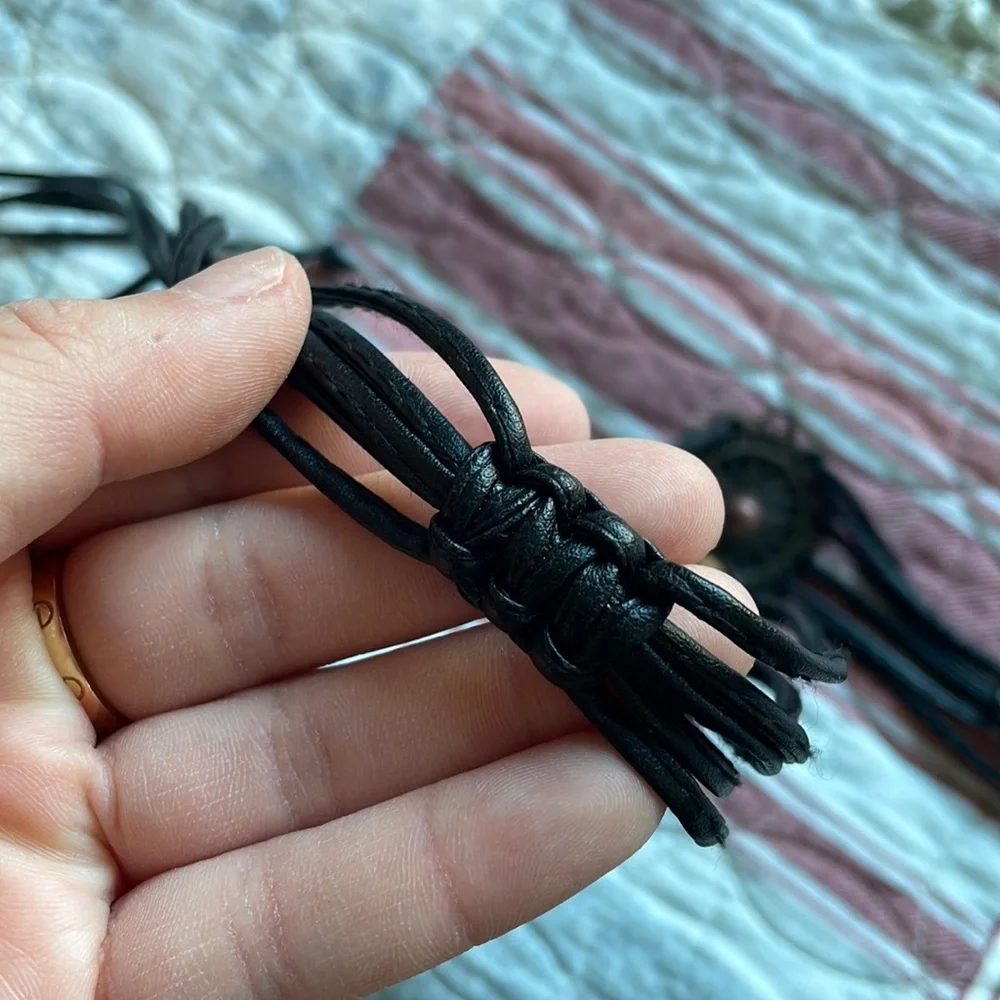 Vintage Boho Faux Leather Belt